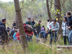 Inauguration du sentier du Marais en 2014.